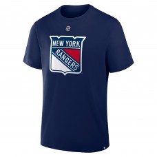 New York Rangers Mika Zibanejad Fanatics Navy Authentic Stack Name & Number T-Shirt New York Rangers Mika Zibanejad Fanatics Navy Authentic Stack Name & Number T-Shirt