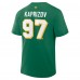Футболка Minnesota Wild Kirill Kaprizov Fanatics Kelly Green Alternate Authentic Stack Name & Number