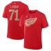 Detroit Red Wings Dylan Larkin Fanatics Red Authentic Stack Name & Number T-Shirt