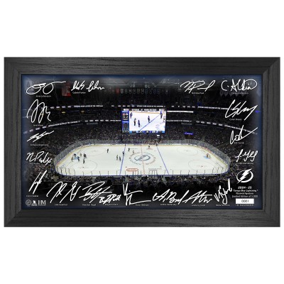 Tampa Bay Lightning Highland Mint 2024-2025 Signature Rink Print