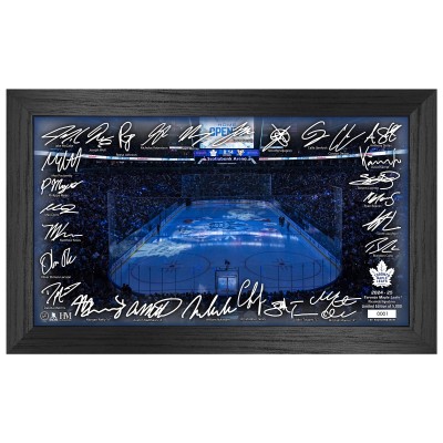 Toronto Maple Leafs Highland Mint 2024-2025 Signature Rink Print