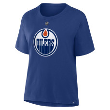 Женская футболка Edmonton Oilers Leon Draisaitl Fanatics Royal Authentic Stack Name & Number Женская футболка Edmonton Oilers Leon Draisaitl Fanatics Royal Authentic Stack Name & Number