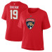 Женская футболка Florida Panthers Matthew Tkachuk Fanatics Red Authentic Stack Name & Number Женская футболка Florida Panthers Matthew Tkachuk Fanatics Red Authentic Stack Name & Number