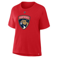 Женская футболка Florida Panthers Matthew Tkachuk Fanatics Red Authentic Stack Name & Number Женская футболка Florida Panthers Matthew Tkachuk Fanatics Red Authentic Stack Name & Number
