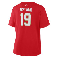 Женская футболка Florida Panthers Matthew Tkachuk Fanatics Red Authentic Stack Name & Number Женская футболка Florida Panthers Matthew Tkachuk Fanatics Red Authentic Stack Name & Number