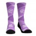Две пары носков Columbus Blue Jackets Rock Em Socks Unisex 2024 Hockey Fights Cancer - Purple