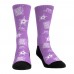 Носки Две пары носков Dallas Stars Rock Em Unisex 2024 Hockey Fights Cancer - Purple