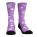 Две пары носков Unisex Buffalo Sabres Rock Em Socks Purple 2024 Hockey Fights Cancer