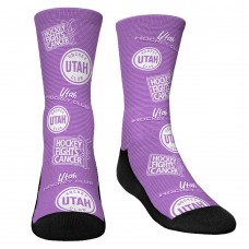 Две пары носков Youth Utah Hockey Club Rock Em Socks Purple 2024 Hockey Fights Cancer Crew Две пары носков Youth Utah Hockey Club Rock Em Socks Purple 2024 Hockey Fights Cancer Crew