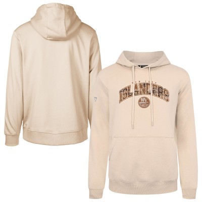 New York Islanders Levelwear Khaki Pullover Hoodie
