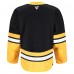 Boston Bruins Fanatics Black 100th Anniversary Authentic Pro Jersey
