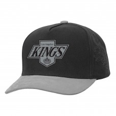 Бейсболка Los Angeles Kings Mitchell & Ness Black/Silver May Flowers Pro Crown