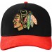 Бейсболка Chicago Blackhawks Mitchell & Ness Black/Red May Flowers Pro Crown