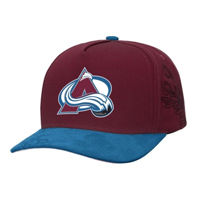 Бейсболка Colorado Avalanche Mitchell & Ness Burgundy/Blue May Flowers Pro Crown
