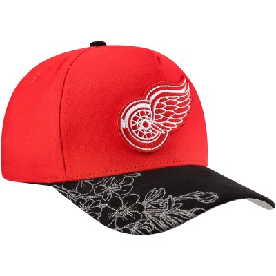 Бейсболка Detroit Red Wings Mitchell & Ness Red/Black May Flowers Pro Crown