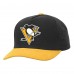 Бейсболка Pittsburgh Penguins Mitchell & Ness Black/Gold May Flowers Pro Crown