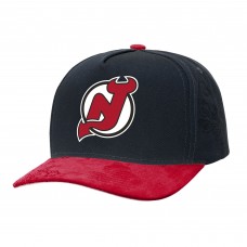Бейсболка New Jersey Devils Mitchell & Ness Black/Red May Flowers Pro Crown