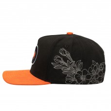 Бейсболка Philadelphia Flyers Mitchell & Ness Black/Orange May Flowers Pro Crown