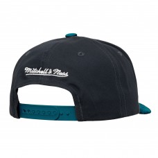 Бейсболка San Jose Sharks Mitchell & Ness Black/Teal May Flowers Pro Crown