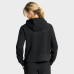 Женская Толстовка Carolina Hurricanes Fanatics Black Authentic Pro Road Tri-Blend Quarter-Zip