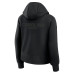 Женская Толстовка Carolina Hurricanes Fanatics Black Authentic Pro Road Tri-Blend Quarter-Zip
