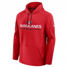 Carolina Hurricanes Fanatics Red Authentic Pro Rink Hoodie