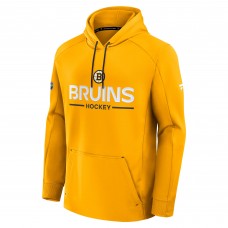 Толстовка Boston Bruins Fanatics Gold Authentic Pro Rink
