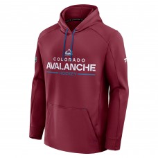 Толстовка Colorado Avalanche Fanatics Burgundy Authentic Pro Rink