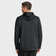 Calgary Flames Fanatics Black Authentic Pro Rink Hoodie