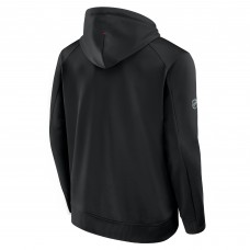 Calgary Flames Fanatics Black Authentic Pro Rink Hoodie