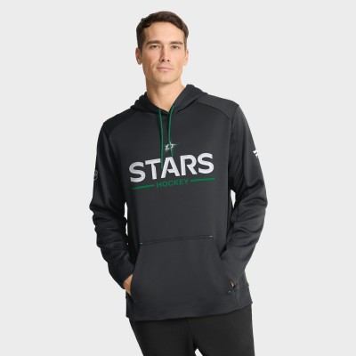 Dallas Stars Fanatics Black Authentic Pro Rink Hoodie
