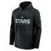 Dallas Stars Fanatics Black Authentic Pro Rink Hoodie