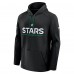 Dallas Stars Fanatics Black Authentic Pro Rink Hoodie