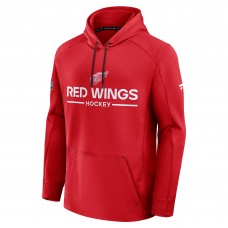 Detroit Red Wings Fanatics Red Authentic Pro Rink Hoodie