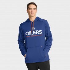 Edmonton Oilers Fanatics Royal Authentic Pro Rink Hoodie