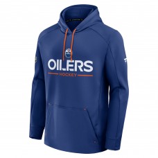 Edmonton Oilers Fanatics Royal Authentic Pro Rink Hoodie