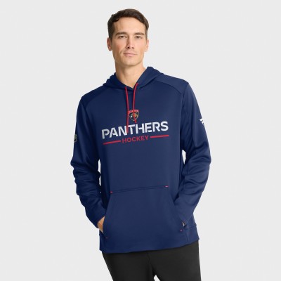 Толстовка Florida Panthers Fanatics Navy Authentic Pro Rink