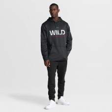 Толстовка Minnesota Wild Fanatics Black Authentic Pro Rink