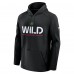 Толстовка Minnesota Wild Fanatics Black Authentic Pro Rink