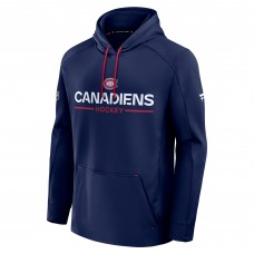 Толстовка Montreal Canadiens Fanatics Navy Authentic Pro Rink