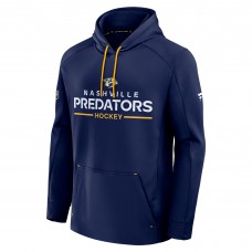 Nashville Predators Fanatics Navy Authentic Pro Rink Hoodie