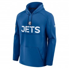 Толстовка Winnipeg Jets Fanatics Blue Authentic Pro Rink