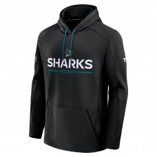 Толстовка San Jose Sharks Fanatics Black Authentic Pro Rink Толстовка San Jose Sharks Fanatics Black Authentic Pro Rink