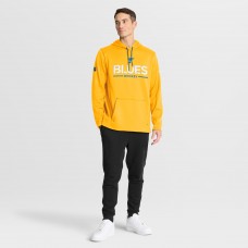 St. Louis Blues Fanatics Gold Authentic Pro Rink Hoodie