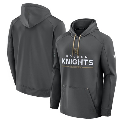 Толстовка Vegas Golden Knights Fanatics Gray Authentic Pro Rink