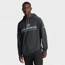Los Angeles Kings Fanatics Black Authentic Pro Rink Hoodie