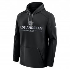 Los Angeles Kings Fanatics Black Authentic Pro Rink Hoodie