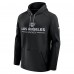 Los Angeles Kings Fanatics Black Authentic Pro Rink Hoodie