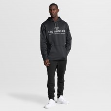 Los Angeles Kings Fanatics Black Authentic Pro Rink Hoodie