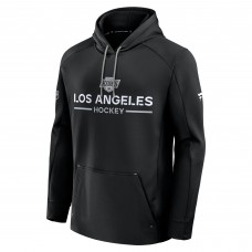 Los Angeles Kings Fanatics Black Authentic Pro Rink Hoodie